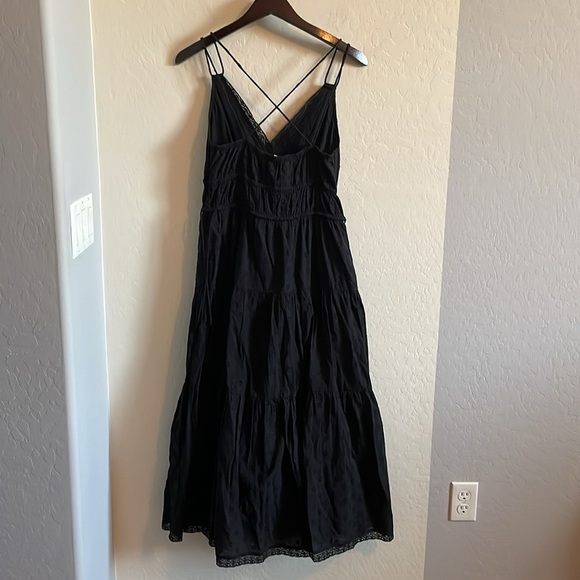 Ulla Johnson Freya Circle Jacquard Tiered Cotton Dress - Picture 5 of 8